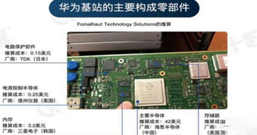 nxp电源管理芯片对华为5G基站的成本比率